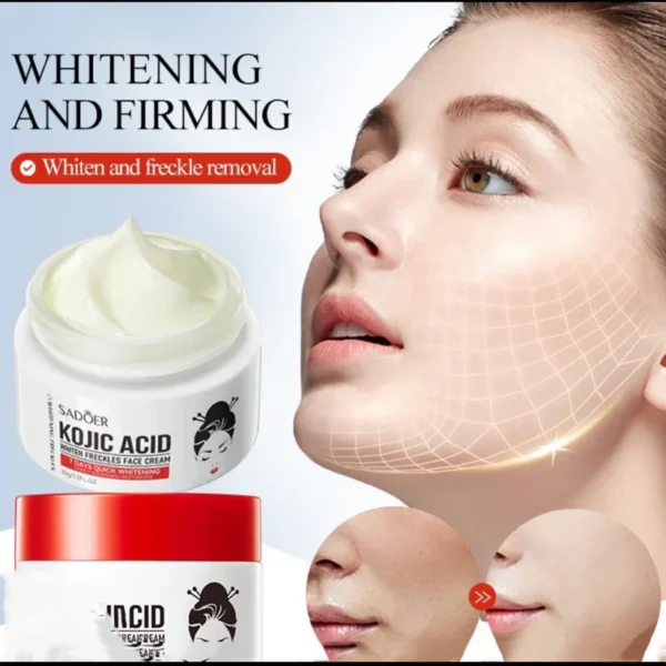 Kojic acid whiten freckle face cream