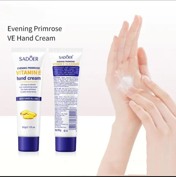 Evening primrose vitamin E hand cream