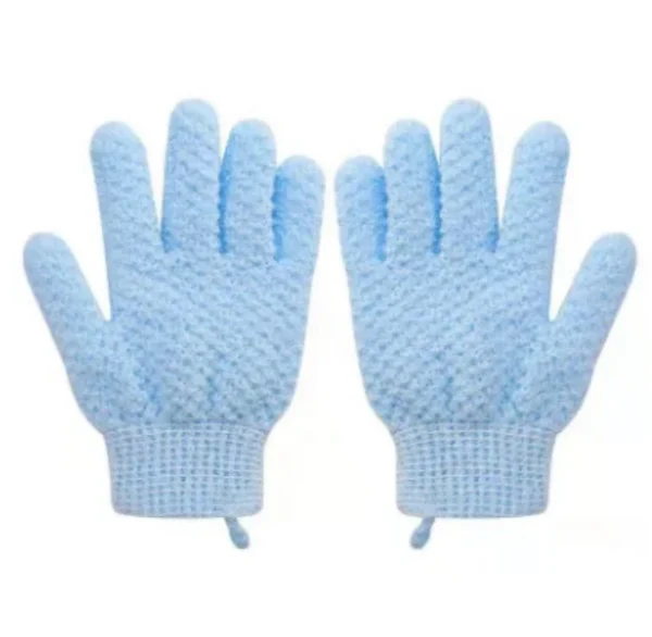 Exfoliating gloves