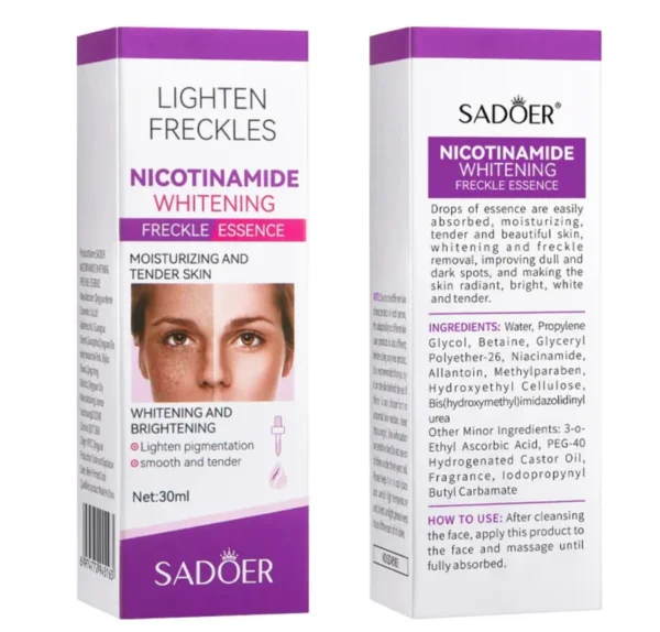 Nicotinamide whitening freckle essence