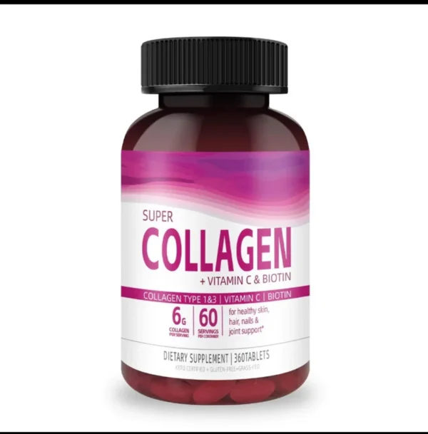 Super collagen + vitamin c & biotin