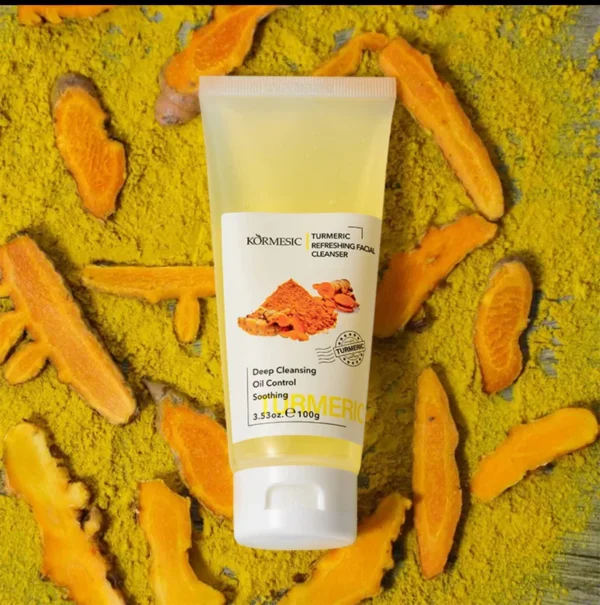 Turmeric face cleanser