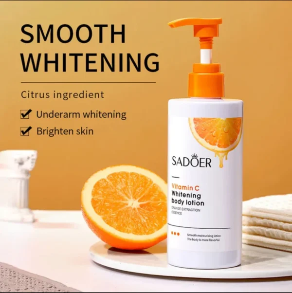 Vitamin c whitening body lotion